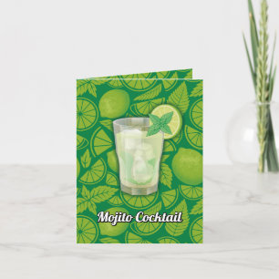 Mojito Cocktail Recipe Card