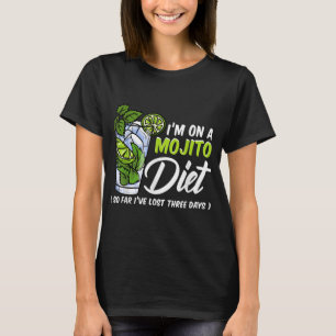 Mojito Diet Funny Party Cocktail Mix Bartender Quo T-Shirt
