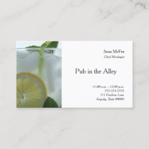 Mojito drink business card