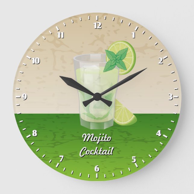 Mojito Large Clock (Front)