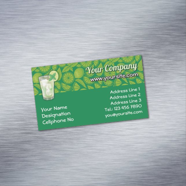 Mojito Magnetic Business Card (In Situ)