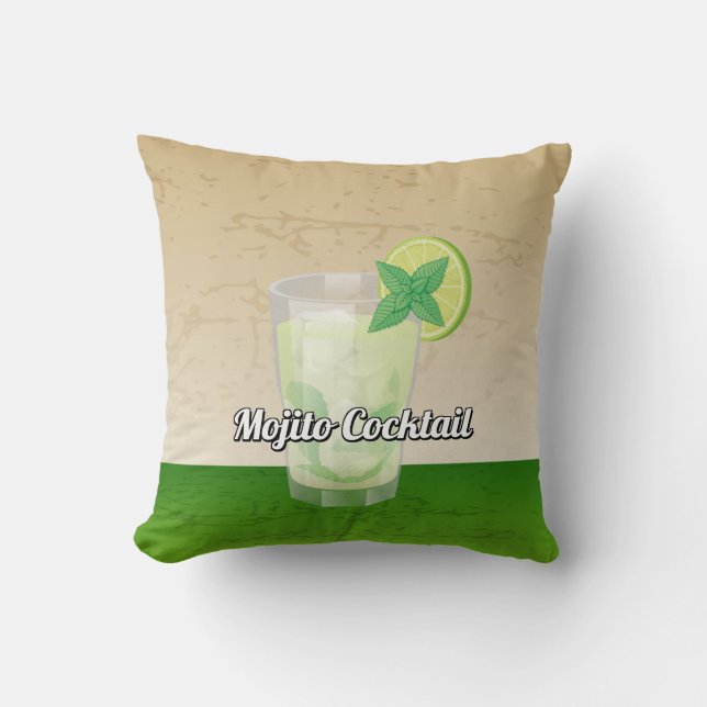 Mojito Recipe Cushion (Front)