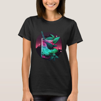 Mojito Synthwave 80s Retrowave Aesthetic  2 T-Shirt