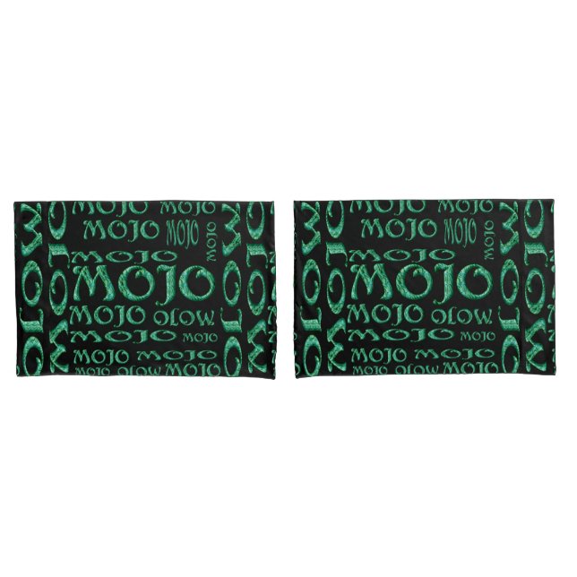 Mojo black pillowcases (Front-Set)