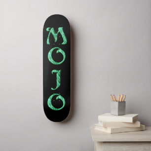 Mojo black skateboard