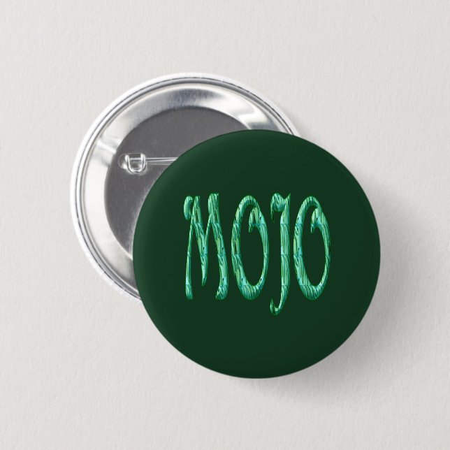 Mojo green button (Front & Back)
