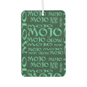 Mojo green car air freshener