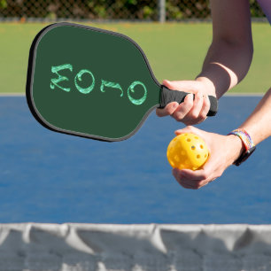 Mojo green pickleball paddle carbon