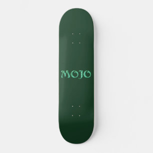 Mojo green skateboard