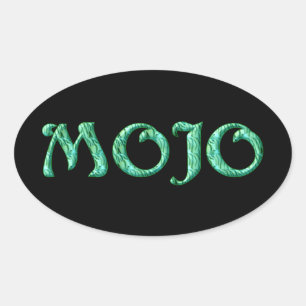 Mojo oval stickers