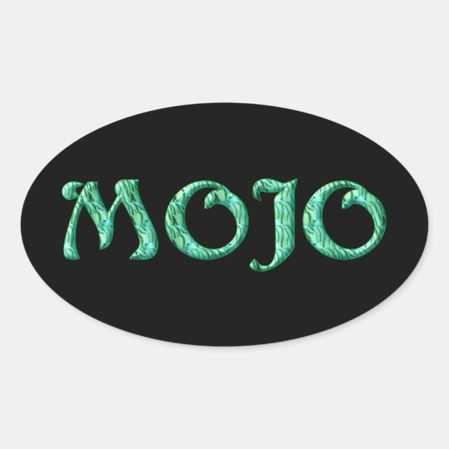 Mojo oval stickers (Front)