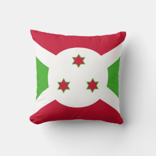 MoJo Pillow with flag of Burundi