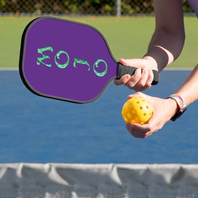 Mojo purple pickleball paddle carbon (Insitu)