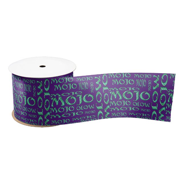 Mojo purple ribbon satin ribbon (Spool)
