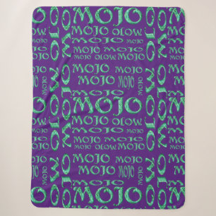 Mojo purple sherpa blanket