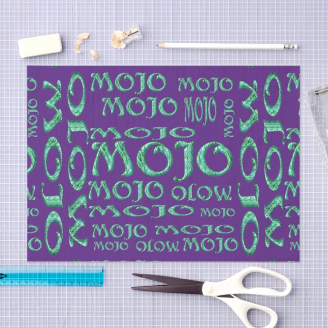 Mojo purple tissue paper (Craft)