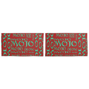 Mojo red king pillowcases