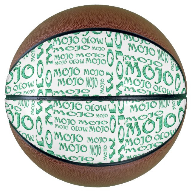 Mojo white basketball (Front)
