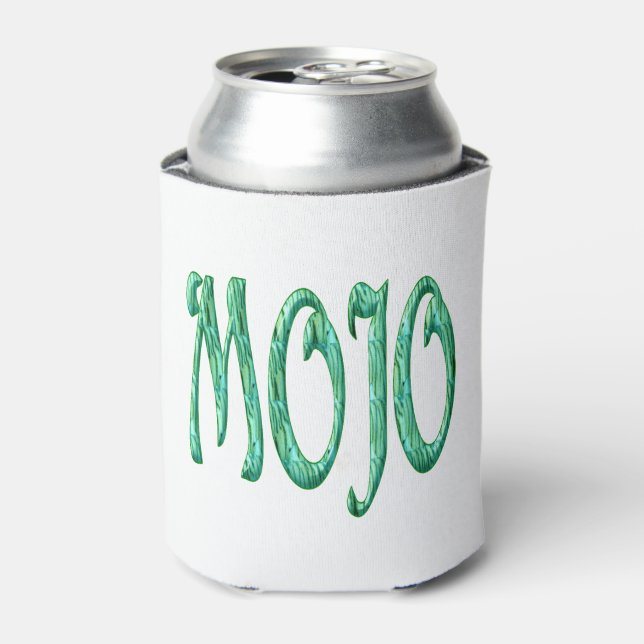 Mojo white can cooler (Can Front)