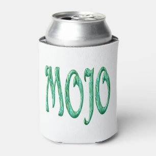 Mojo white can cooler 2-side