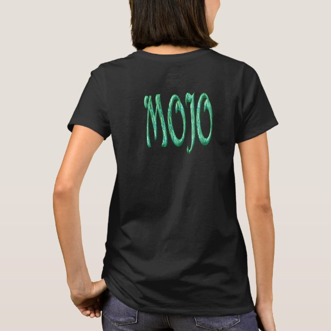 Mojo women black t-shirt back (Back)