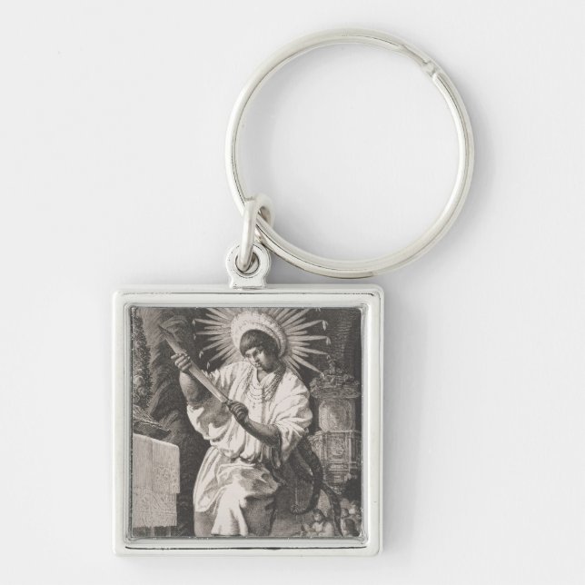 Mojos Indian Key Ring (Front)