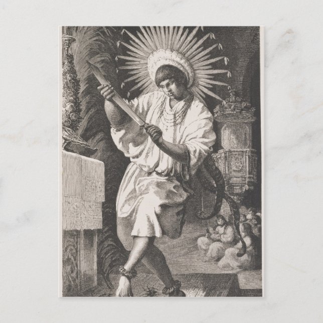 Mojos Indian Postcard (Front)