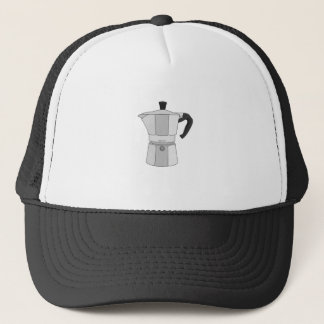 Moka coffee pot trucker hat