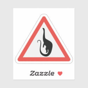 Mokele-Mbembe Congo Dinosaur Road Sign