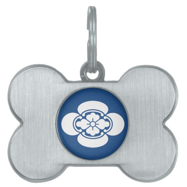 mokko (dark) pet ID tag (Front)