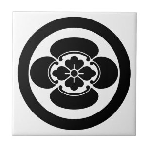 Mokko in a circle ceramic tile