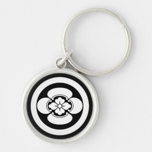 Mokko in a circle key ring