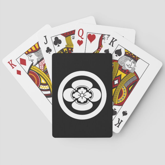Mokko in a circle playing cards (Back)