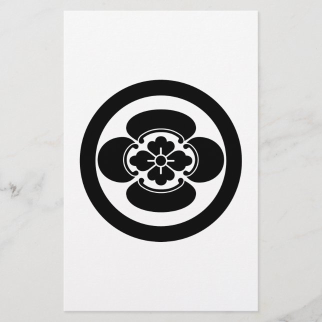 Mokko in a circle stationery (Front)