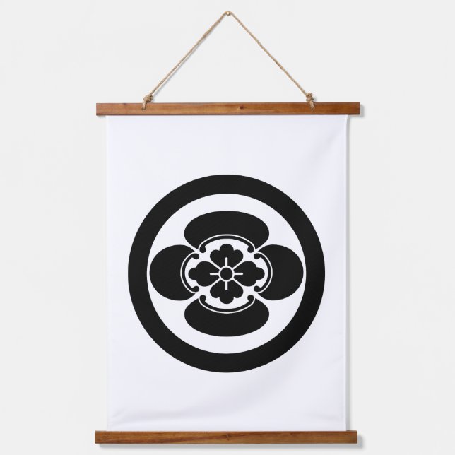Mokko in circle hanging tapestry (Front)