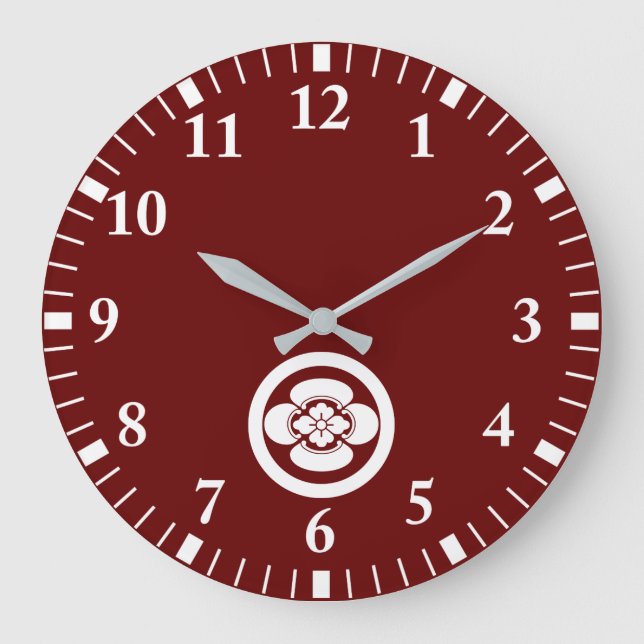 Mokko in circle large clock (Front)
