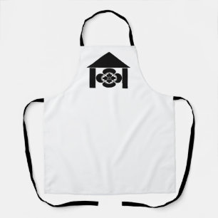 Mokko in hut adult apron
