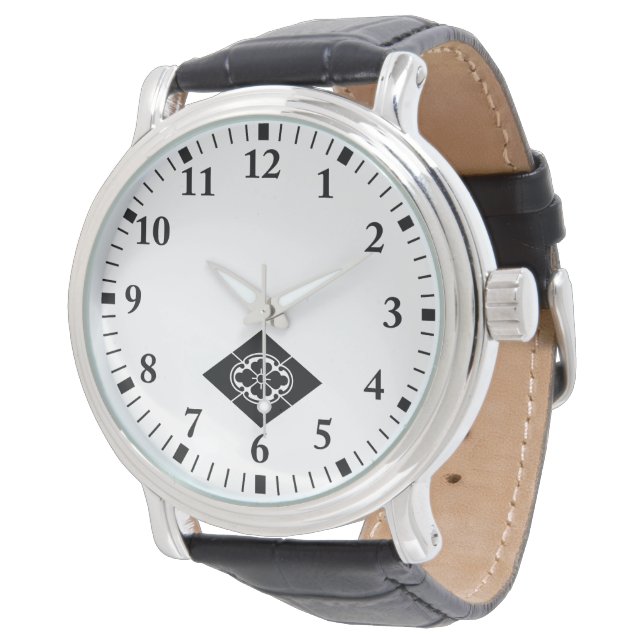 Mokko in rhombus watch (Angled)