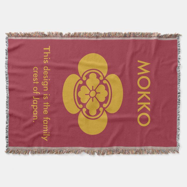 Mokko Throw Blanket (Front)