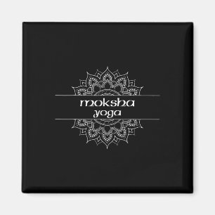 Moksha Yoga Type Mandala Graphic Magnet