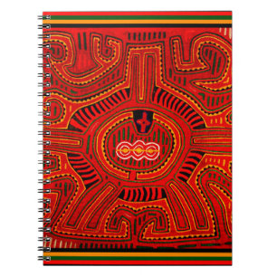 Mola Design by San Blas Indians Notebook