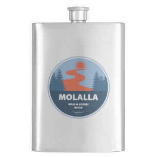Molalla Wild And Scenic River Hip Flask