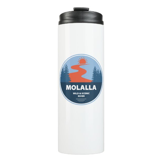 Molalla Wild And Scenic River Thermal Tumbler (Front)