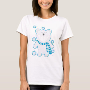 Molar Bear Funny Polar Bear Cartoon Character T-Shirt