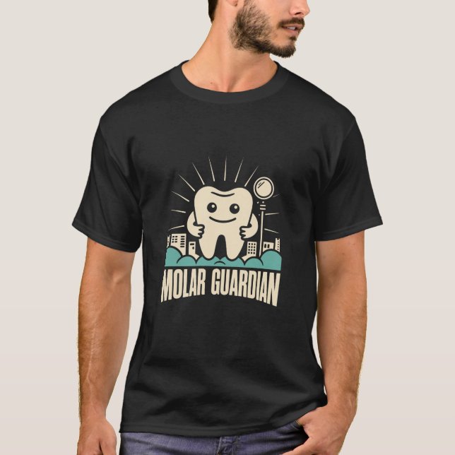 Molar Guardian Dental T-Shirt - Retro Dental (Front)