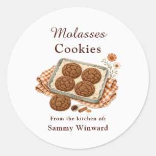 Molasses Cookie Gift Label