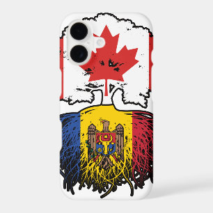 Moldava Moldavan Canadian Canada Tree Roots Flag