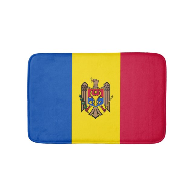 Moldavia flag bath mat (Front)