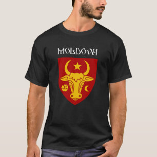 Moldavian coat of arms - white text T-Shirt