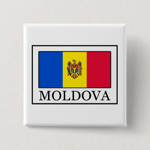 Moldova 15 Cm Square Badge